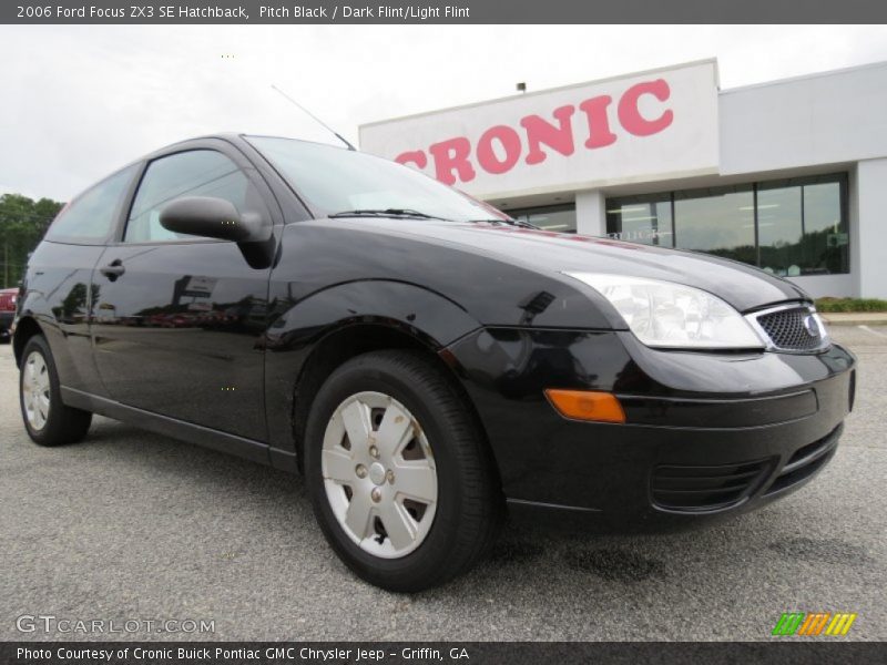 Pitch Black / Dark Flint/Light Flint 2006 Ford Focus ZX3 SE Hatchback