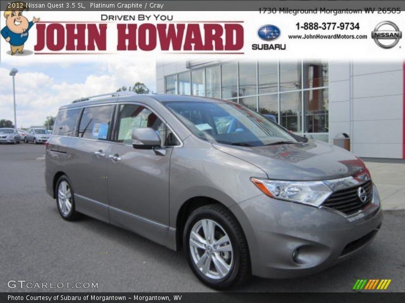 Platinum Graphite / Gray 2012 Nissan Quest 3.5 SL