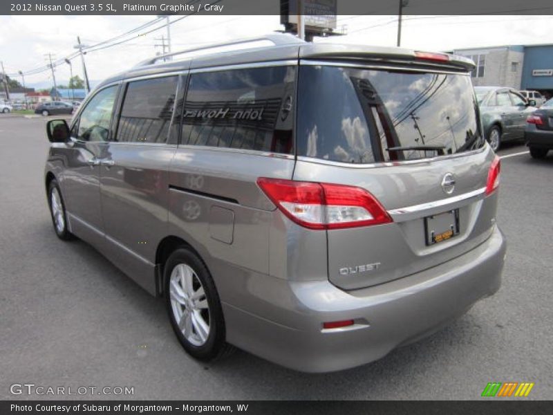 Platinum Graphite / Gray 2012 Nissan Quest 3.5 SL