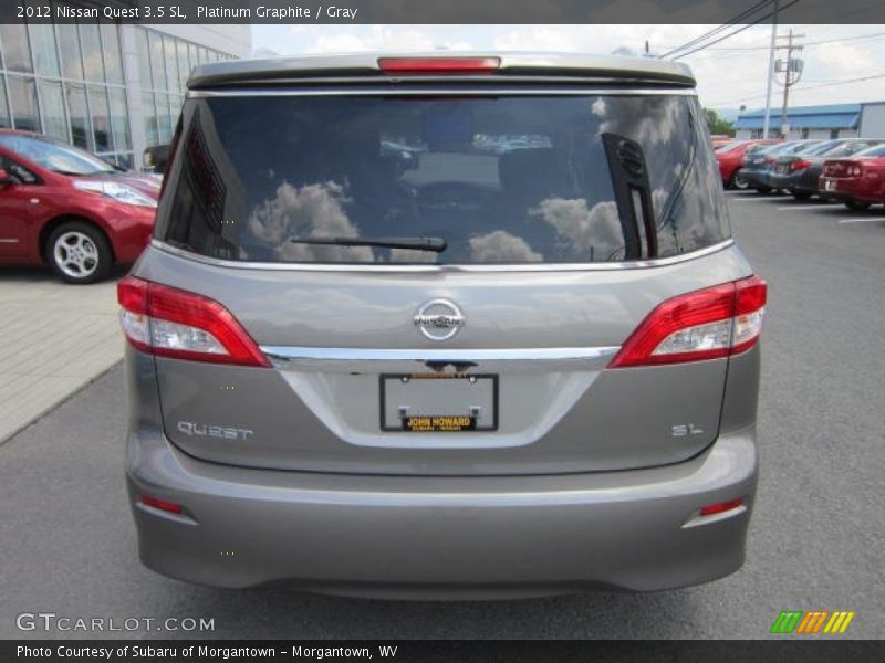 Platinum Graphite / Gray 2012 Nissan Quest 3.5 SL