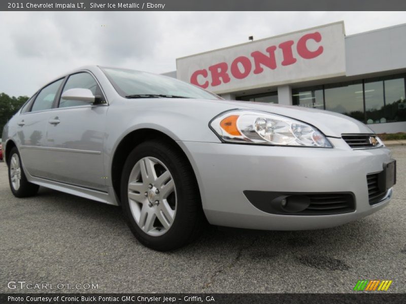 Silver Ice Metallic / Ebony 2011 Chevrolet Impala LT