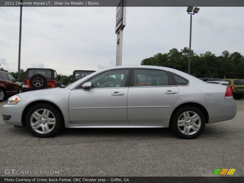 Silver Ice Metallic / Ebony 2011 Chevrolet Impala LT