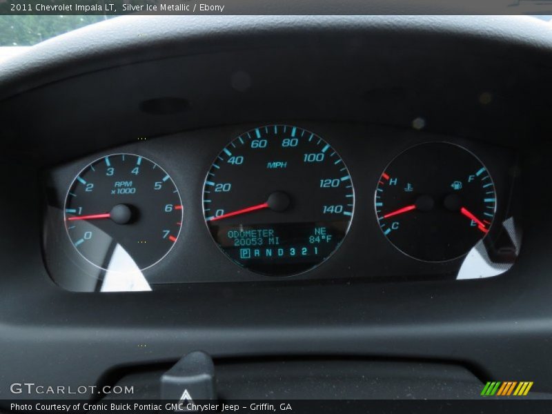 Silver Ice Metallic / Ebony 2011 Chevrolet Impala LT