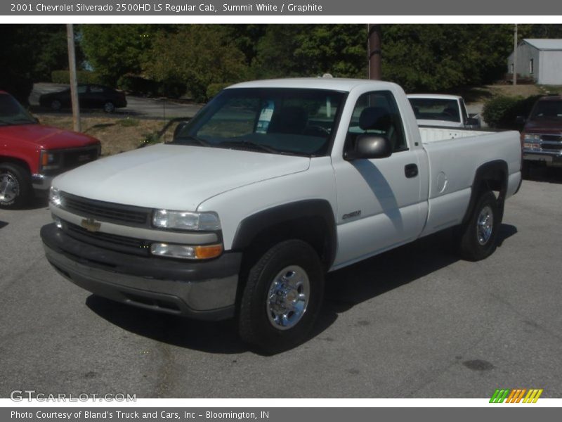 Summit White / Graphite 2001 Chevrolet Silverado 2500HD LS Regular Cab