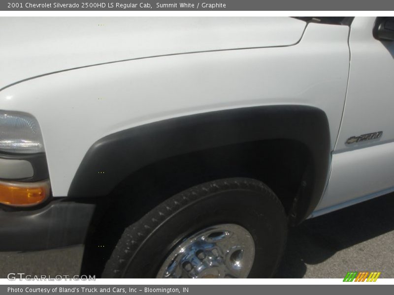 Summit White / Graphite 2001 Chevrolet Silverado 2500HD LS Regular Cab