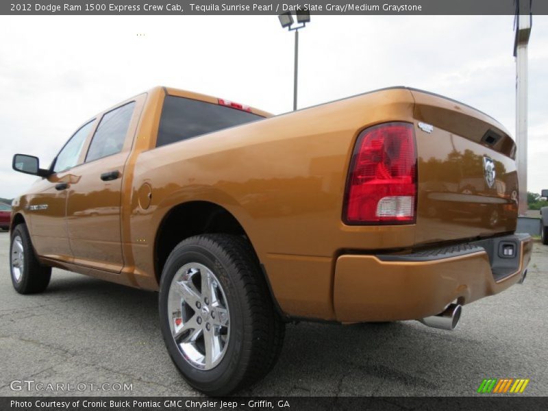 Tequila Sunrise Pearl / Dark Slate Gray/Medium Graystone 2012 Dodge Ram 1500 Express Crew Cab