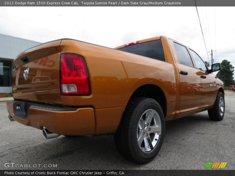 Tequila Sunrise Pearl / Dark Slate Gray/Medium Graystone 2012 Dodge Ram 1500 Express Crew Cab