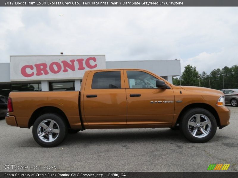 Tequila Sunrise Pearl / Dark Slate Gray/Medium Graystone 2012 Dodge Ram 1500 Express Crew Cab