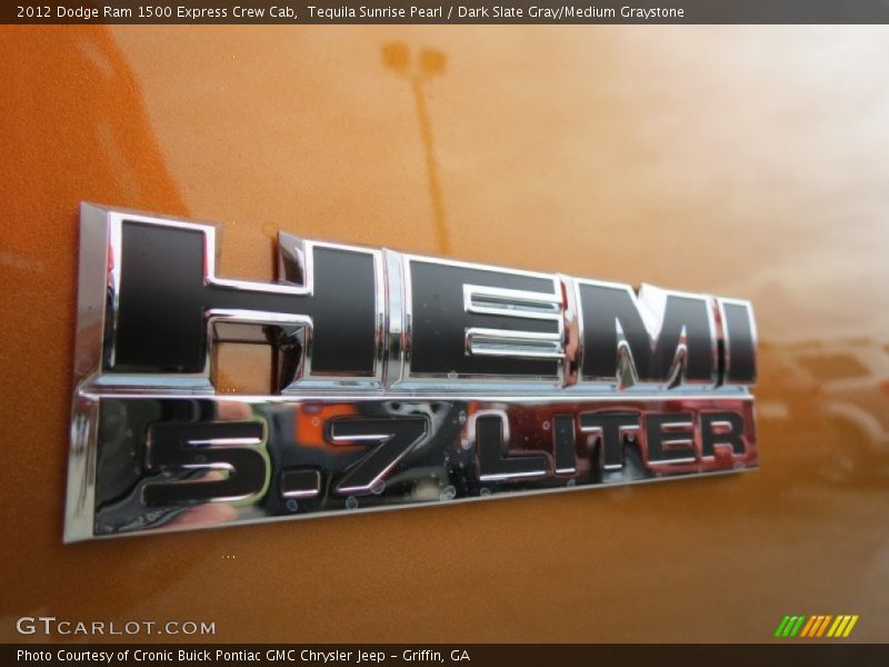 Tequila Sunrise Pearl / Dark Slate Gray/Medium Graystone 2012 Dodge Ram 1500 Express Crew Cab