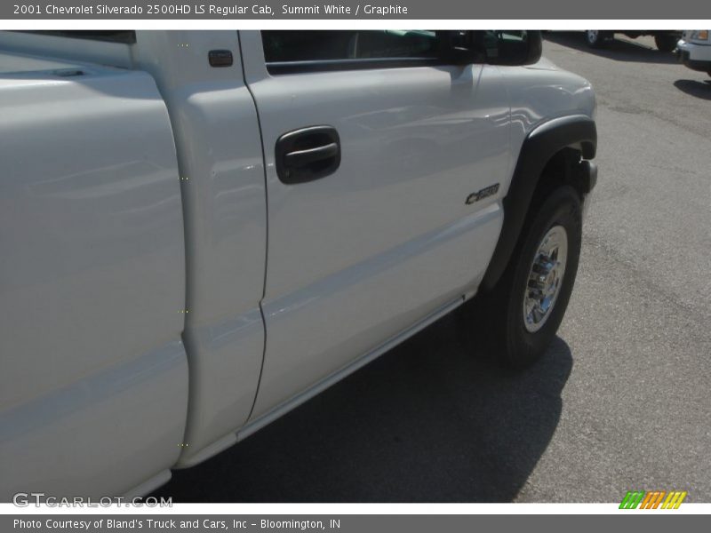 Summit White / Graphite 2001 Chevrolet Silverado 2500HD LS Regular Cab