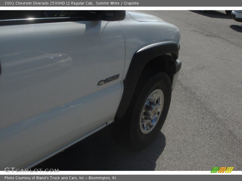 Summit White / Graphite 2001 Chevrolet Silverado 2500HD LS Regular Cab