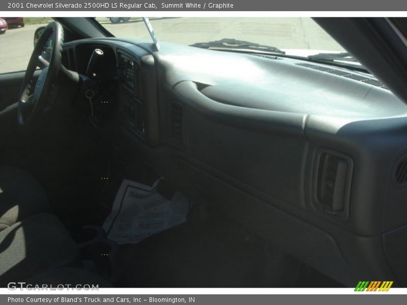 Summit White / Graphite 2001 Chevrolet Silverado 2500HD LS Regular Cab