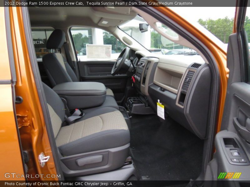 Tequila Sunrise Pearl / Dark Slate Gray/Medium Graystone 2012 Dodge Ram 1500 Express Crew Cab