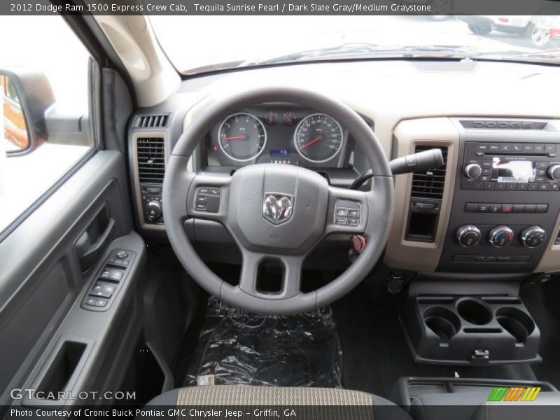 Tequila Sunrise Pearl / Dark Slate Gray/Medium Graystone 2012 Dodge Ram 1500 Express Crew Cab
