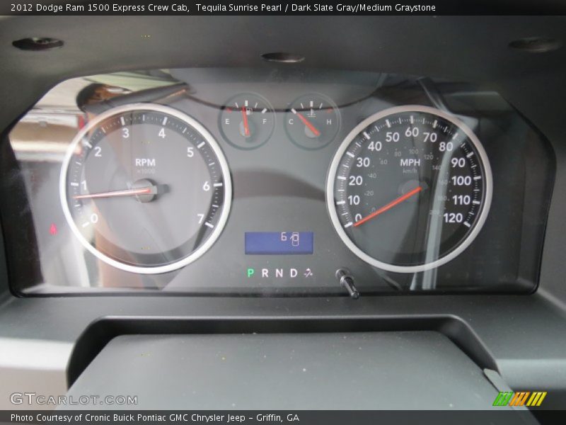 Tequila Sunrise Pearl / Dark Slate Gray/Medium Graystone 2012 Dodge Ram 1500 Express Crew Cab
