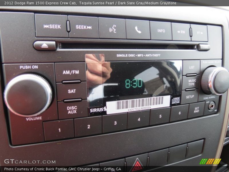 Tequila Sunrise Pearl / Dark Slate Gray/Medium Graystone 2012 Dodge Ram 1500 Express Crew Cab