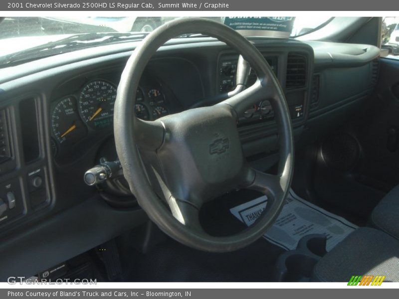 Summit White / Graphite 2001 Chevrolet Silverado 2500HD LS Regular Cab