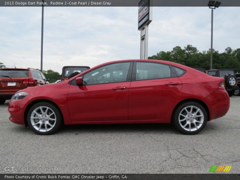 Redline 2-Coat Pearl / Diesel Gray 2013 Dodge Dart Rallye