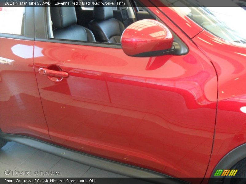 Cayenne Red / Black/Red w/Silver Trim 2011 Nissan Juke SL AWD