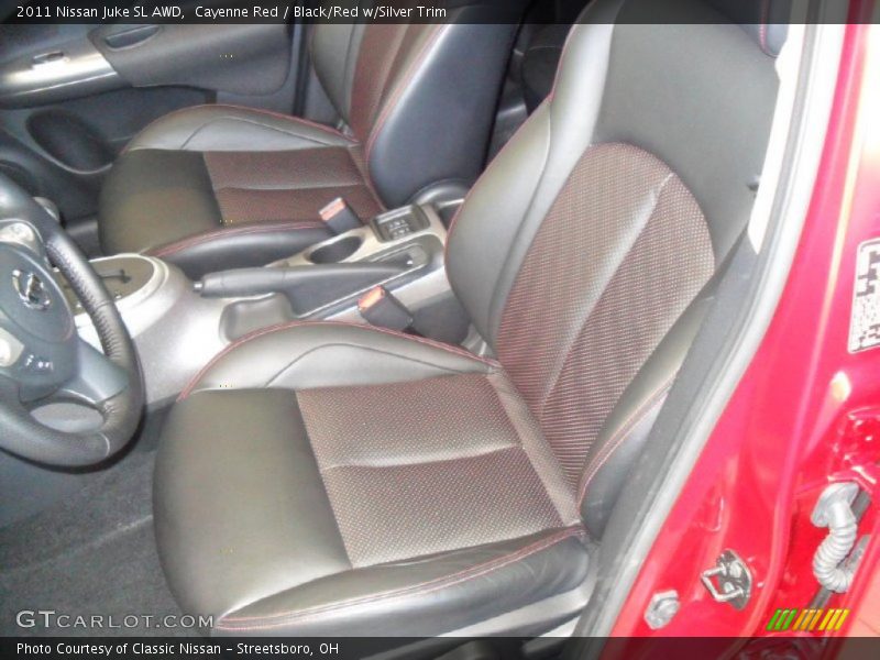 Cayenne Red / Black/Red w/Silver Trim 2011 Nissan Juke SL AWD