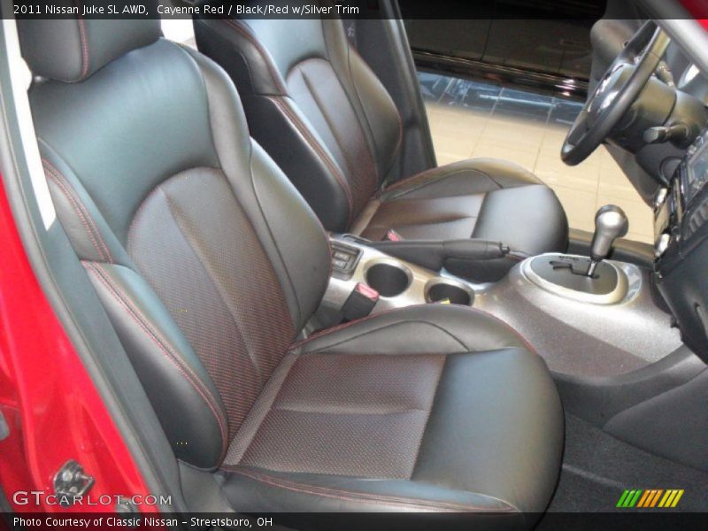 Cayenne Red / Black/Red w/Silver Trim 2011 Nissan Juke SL AWD