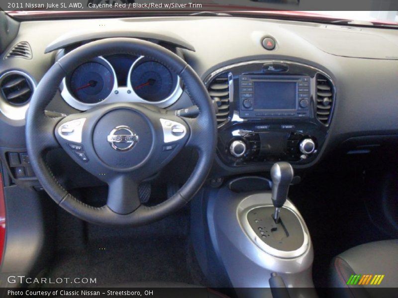 Cayenne Red / Black/Red w/Silver Trim 2011 Nissan Juke SL AWD