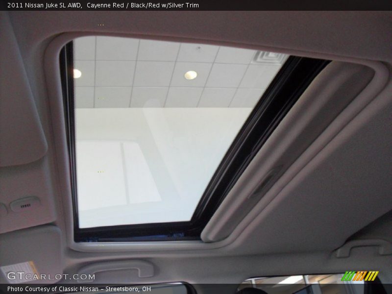 Cayenne Red / Black/Red w/Silver Trim 2011 Nissan Juke SL AWD