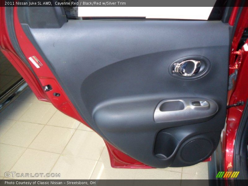 Cayenne Red / Black/Red w/Silver Trim 2011 Nissan Juke SL AWD