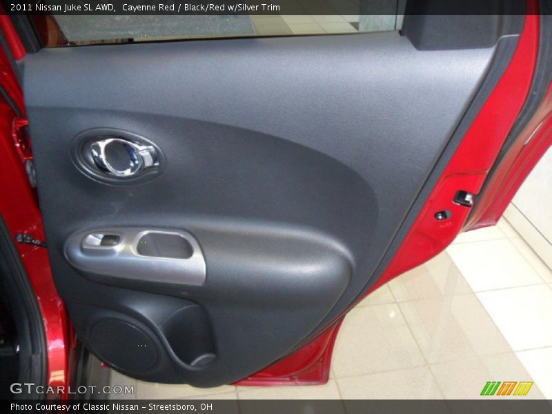 Cayenne Red / Black/Red w/Silver Trim 2011 Nissan Juke SL AWD