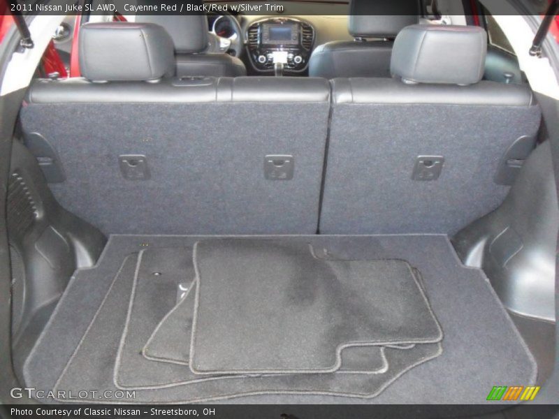 Cayenne Red / Black/Red w/Silver Trim 2011 Nissan Juke SL AWD