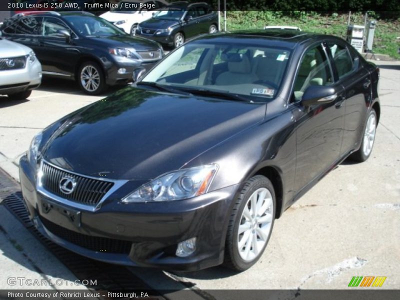 Truffle Mica / Ecru Beige 2010 Lexus IS 250 AWD