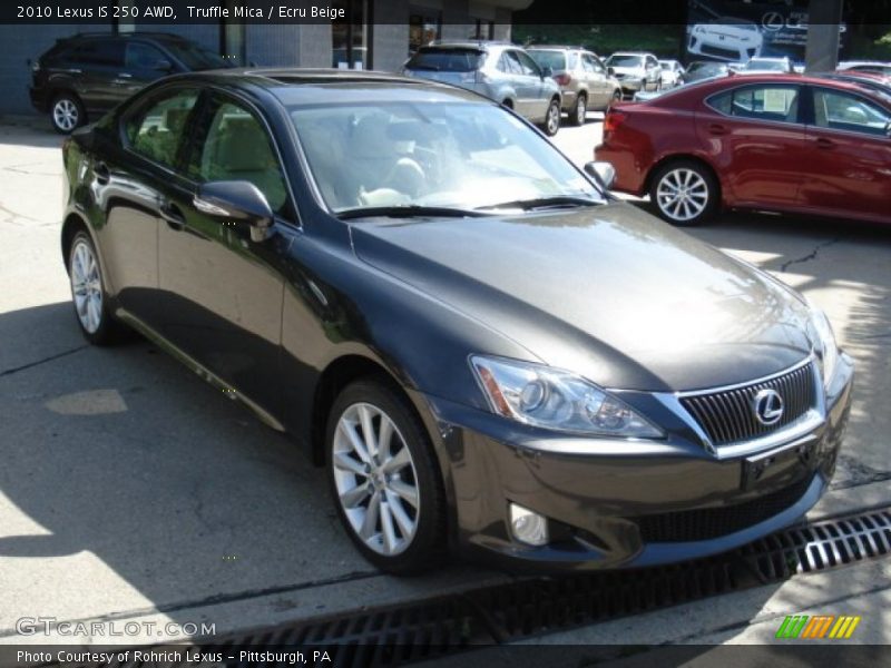 Truffle Mica / Ecru Beige 2010 Lexus IS 250 AWD