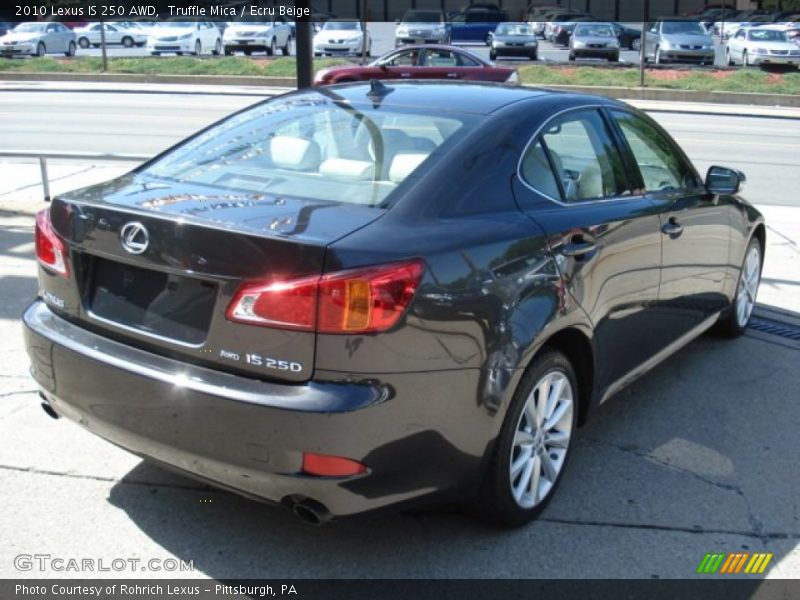 Truffle Mica / Ecru Beige 2010 Lexus IS 250 AWD