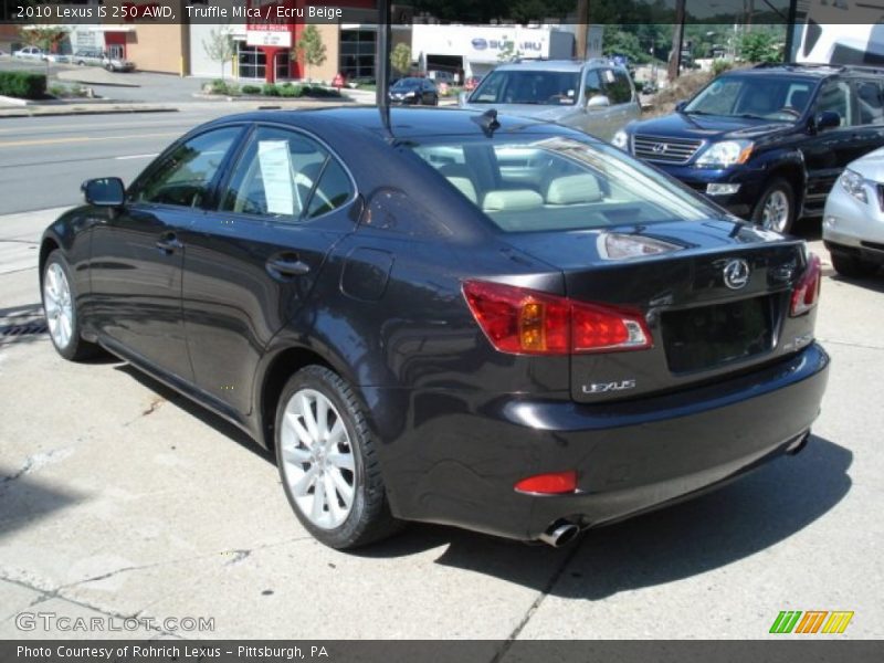 Truffle Mica / Ecru Beige 2010 Lexus IS 250 AWD