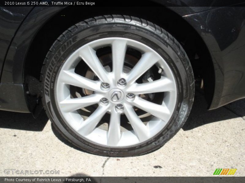 Truffle Mica / Ecru Beige 2010 Lexus IS 250 AWD