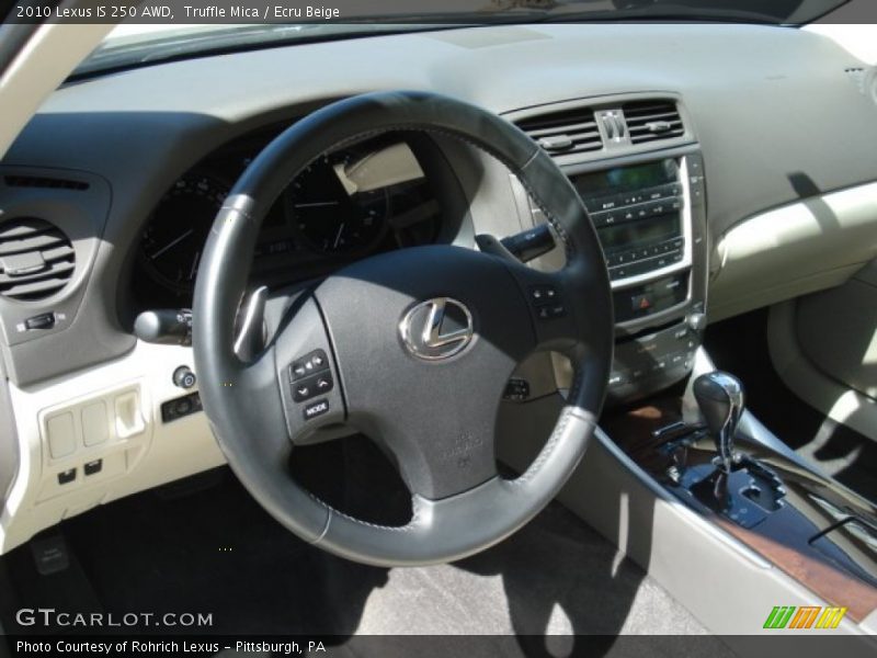 Truffle Mica / Ecru Beige 2010 Lexus IS 250 AWD