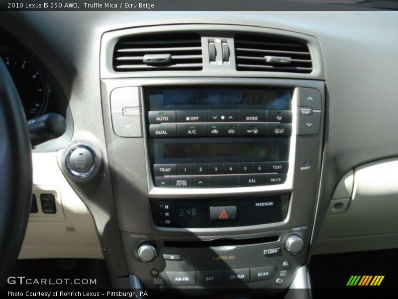 Truffle Mica / Ecru Beige 2010 Lexus IS 250 AWD