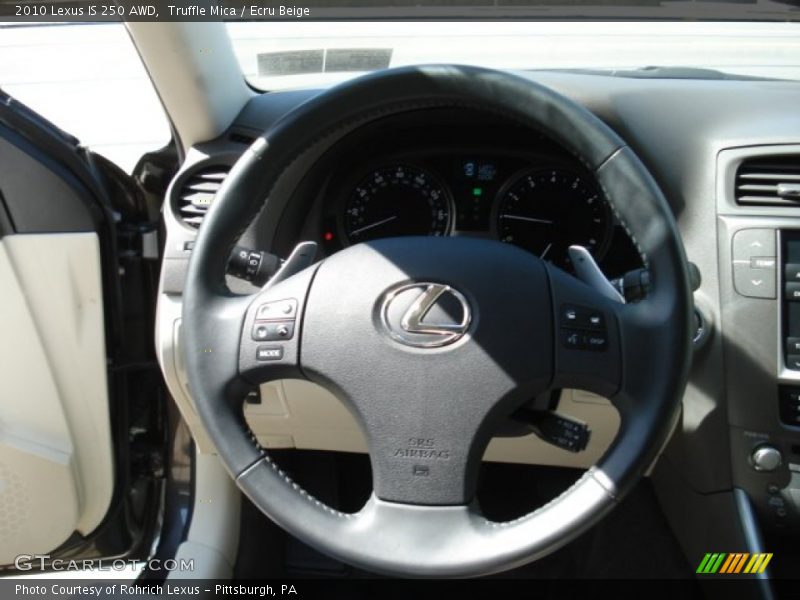 Truffle Mica / Ecru Beige 2010 Lexus IS 250 AWD