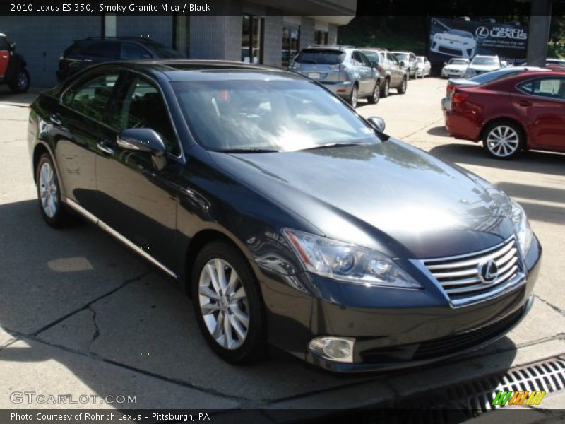 Smoky Granite Mica / Black 2010 Lexus ES 350