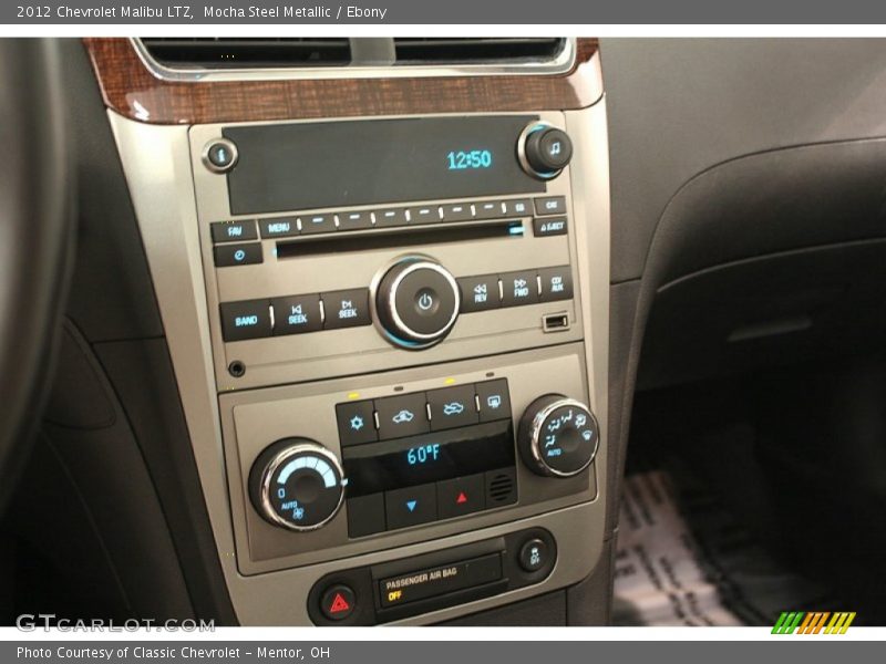 Mocha Steel Metallic / Ebony 2012 Chevrolet Malibu LTZ