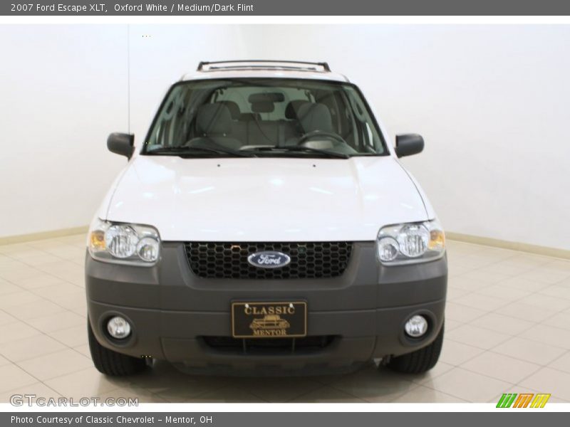 Oxford White / Medium/Dark Flint 2007 Ford Escape XLT