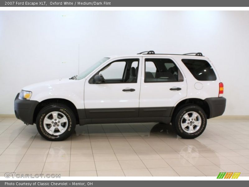 Oxford White / Medium/Dark Flint 2007 Ford Escape XLT
