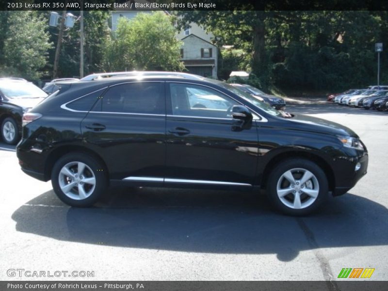 Stargazer Black / Black/Ebony Birds Eye Maple 2013 Lexus RX 350 AWD