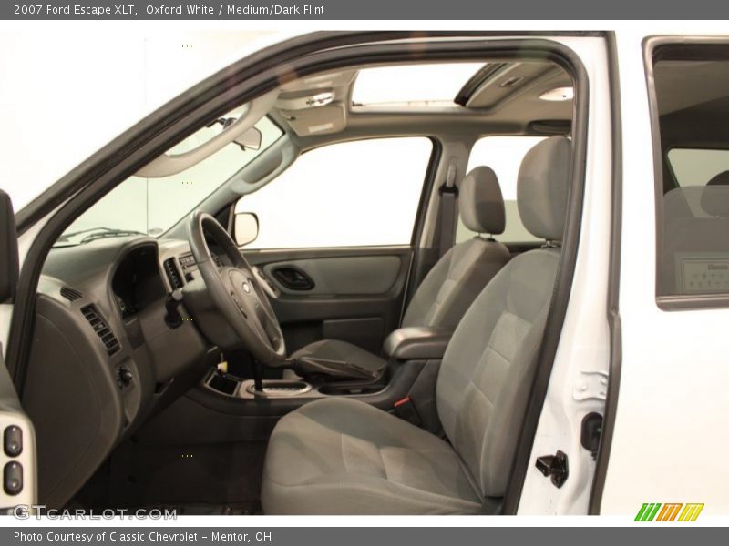 Oxford White / Medium/Dark Flint 2007 Ford Escape XLT