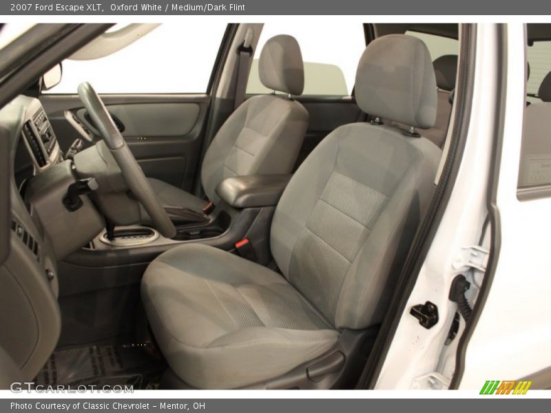 Oxford White / Medium/Dark Flint 2007 Ford Escape XLT