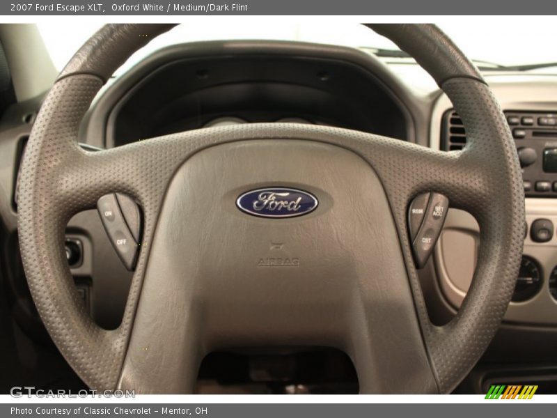 Oxford White / Medium/Dark Flint 2007 Ford Escape XLT