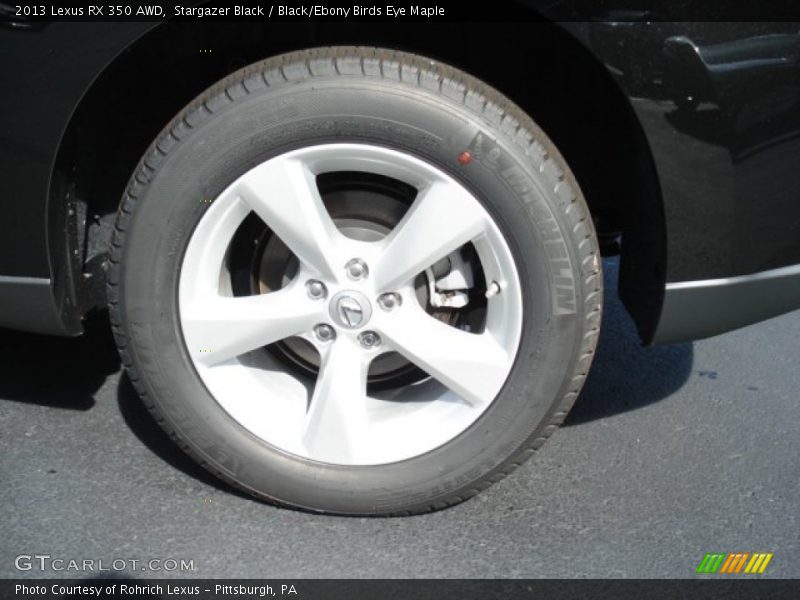 Stargazer Black / Black/Ebony Birds Eye Maple 2013 Lexus RX 350 AWD