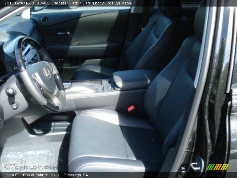 Stargazer Black / Black/Ebony Birds Eye Maple 2013 Lexus RX 350 AWD