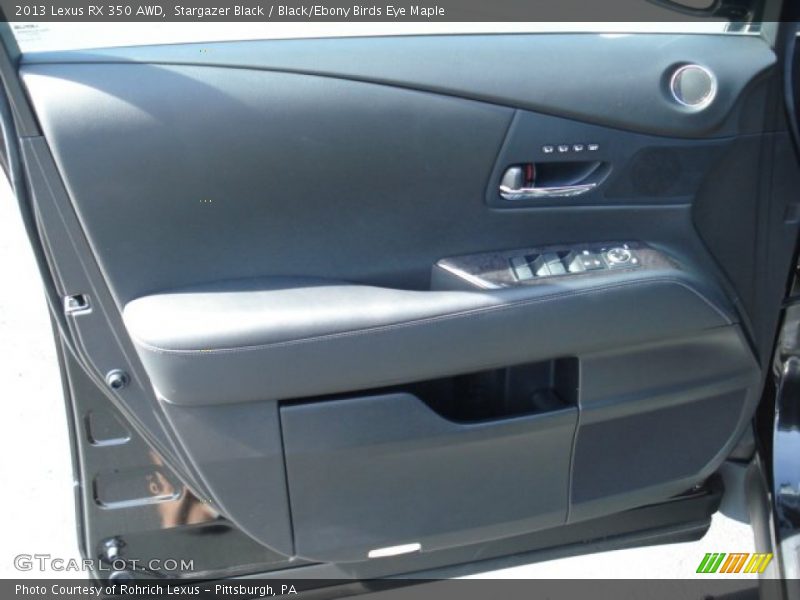 Stargazer Black / Black/Ebony Birds Eye Maple 2013 Lexus RX 350 AWD