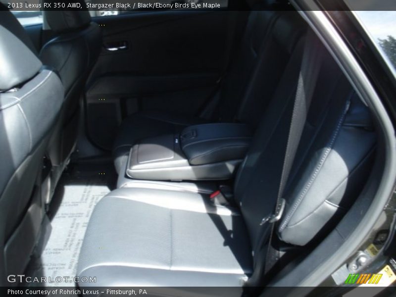 Stargazer Black / Black/Ebony Birds Eye Maple 2013 Lexus RX 350 AWD